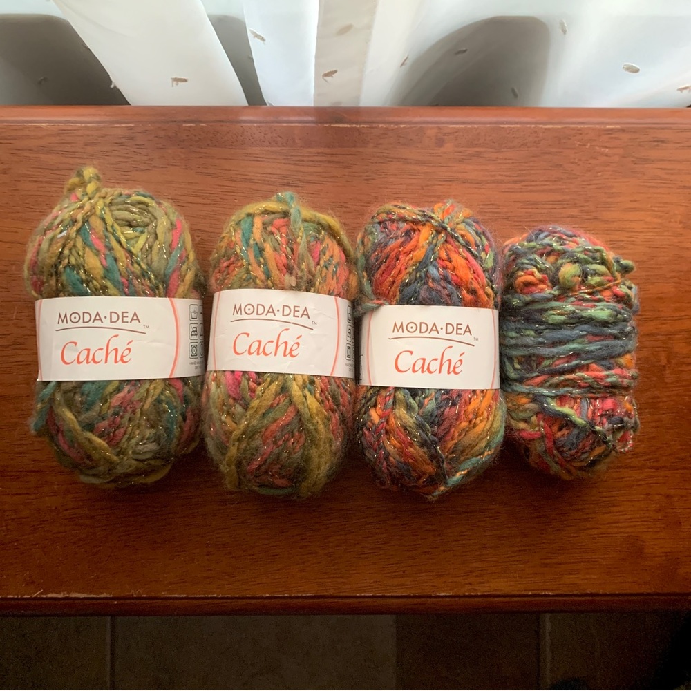 Multicolored Wool Blend Yarn